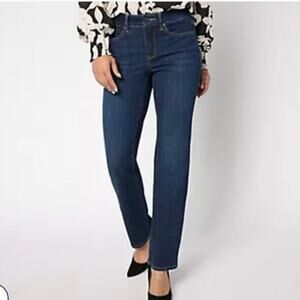 NYDJ Marilyn Sure Stretch Lift Tuck Marilyn Straight Leg Slimming Jeans 18W